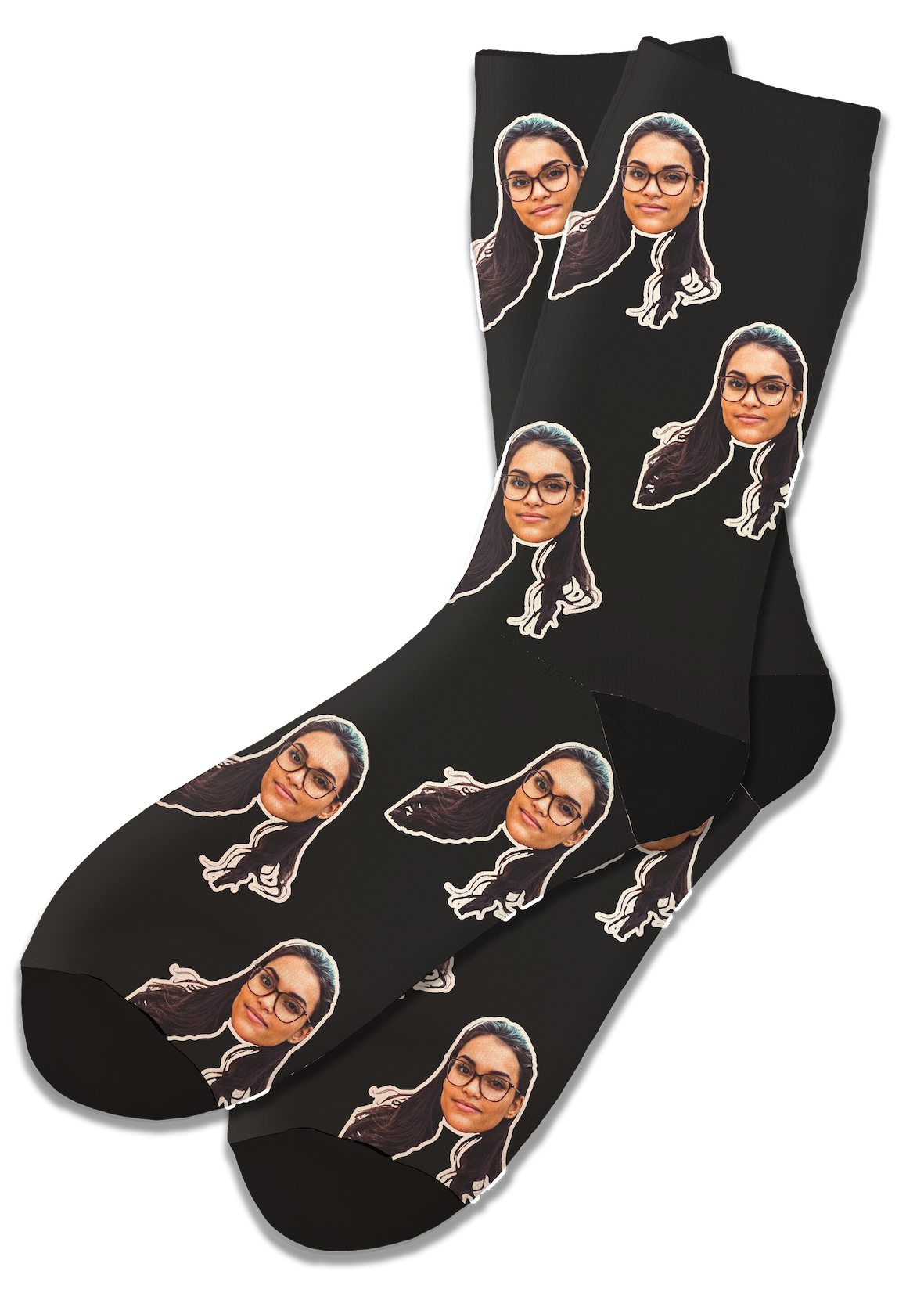 Unisex Custom Face Socks