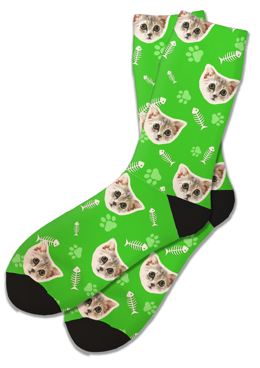 Unisex Custom Cat Socks